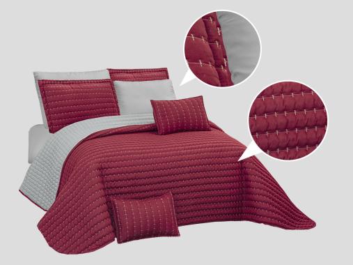 عکس روتختی دونفره هتلی قرمز RT266